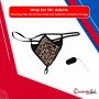 Leopard Grain Underwear Remote control vibrating t-back VP-002