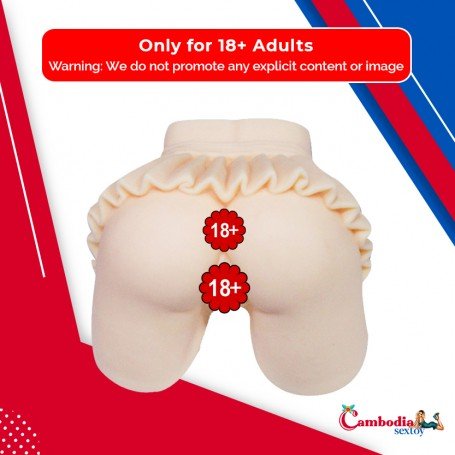 Silicone Mini Skirt Ass & Vagina Masturbator V2 BAV-019