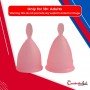 Feminine Hygiene Silicone Menstrual Moon Period Cup MPC-001