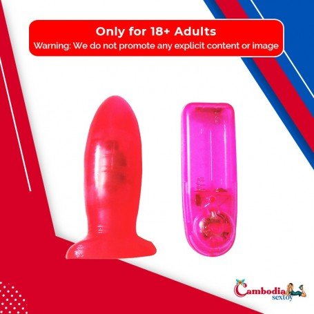 Crystal Anal Butt Plug Vibrating AD-013