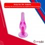 Crystal Anal Vibrating Butt Plug With Suction Cup AD-025
