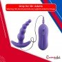 VIBRATING ANAL PLUG BEADS PROSTATE MASSAGER AD-028