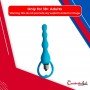 BLUE SILICONE ANAL VIBRATOR AD-029
