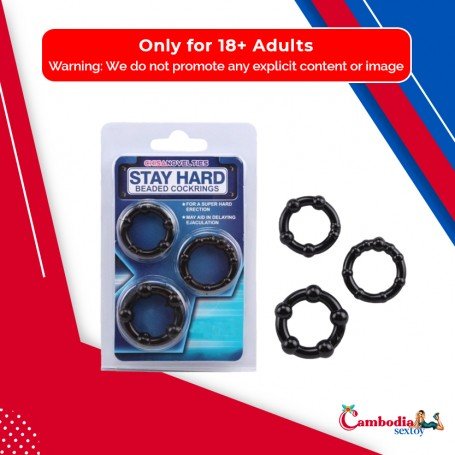 STAY HARD BEADED COCKRINGS CR-020