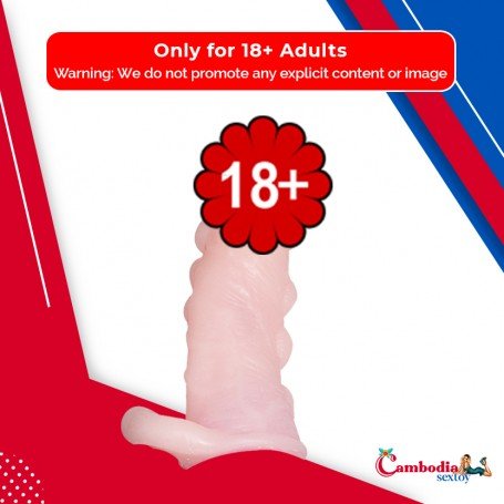 Solid Dotted Head Penis Extension Sleeve Skin Color PES-027