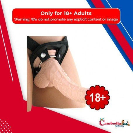 American Whopper Dong Vibrating With Harness SO-006