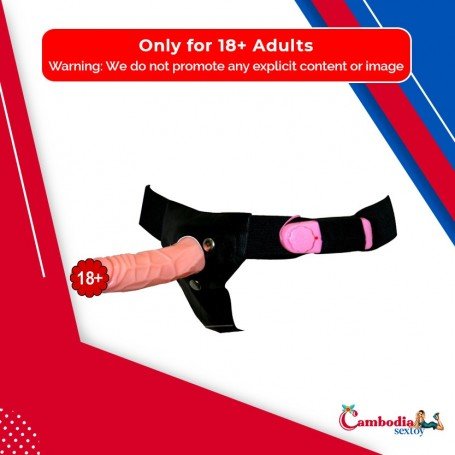 Le Luv 7.5” Vibrating & Rotating Female Lesbian Strap On SO-011