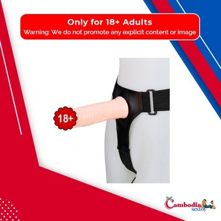 Le Luv 8 Male Hollow Vibrating Strap On SO-016