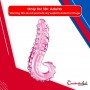 Kiss of Tongue Crystal Glass Dildo Anal Toy GD-002