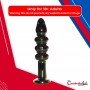 Black Beaded Glass Dildo Sex Toy GD-005