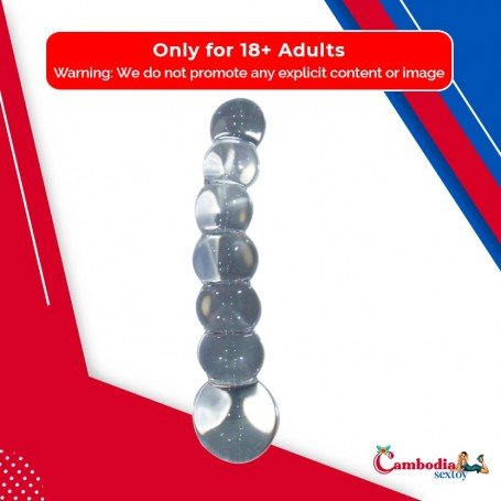 Ultra Beaded Crystal Glass dildo GD-008