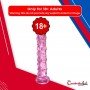 Dotted Purple Glass Dildo GD-006