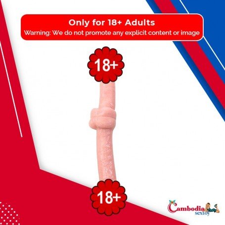 Realistic Double Dong Penis Shaped End Realistic Non Vibrator RSNV-015