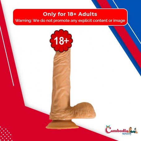 Huge 8 Inch Realistic Suction Cup Realistic Non Vibrator RSNV-017