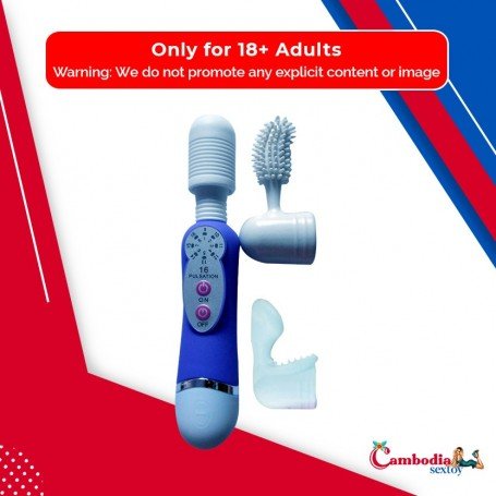 16 Speed Cordlless Magic Wand Massager VM-008
