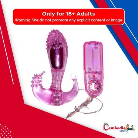 TRIPLE STIMULATTON SUPER STRONG SOFT RABBIT VIBRATOR RV-016