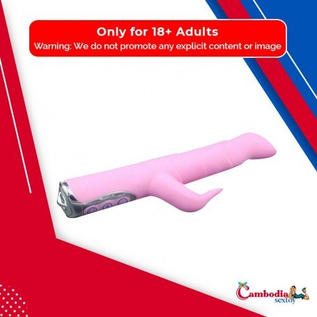 BLACK T- TRANSFER BEADS STICK RABBIT VIBRATOR RV-021