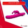 KHALIFA SILICONE RABBIT VIBRATOR - USB RECHARGEABLE RV-024