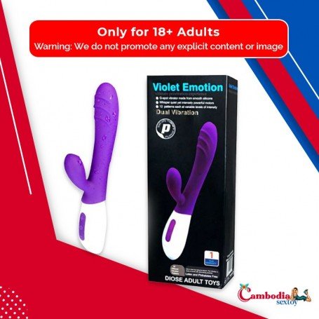VIOLET EMOTION RABBIT VIBRATOR RV-033