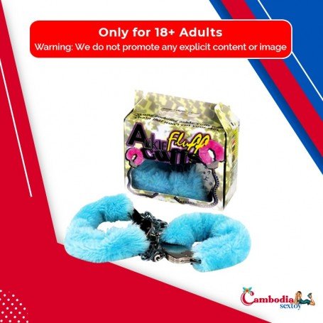 Ankle Fluff Cuffs with Keys BDSM-012