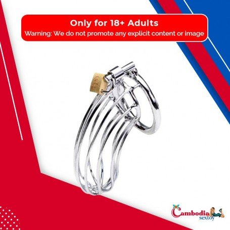 Stainless Steel Iron Wire Male Chastity Lock BDSM-016