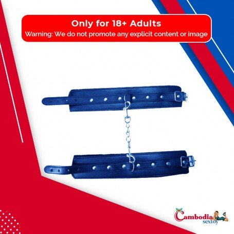 Premium Leather Naughty Nurse Wrist Cuffs Bondage Gear BDSM-021