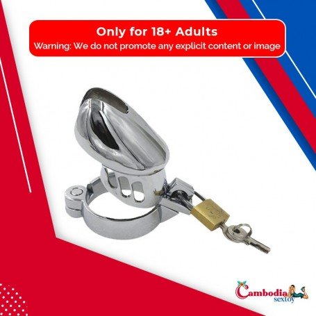 3 Size Metal Male Chastity Device Belt Cock Cages BDSM-022