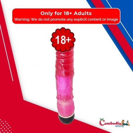 Long Tough Jelly Realistic Vibrator RSV-024