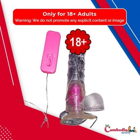 Crystal Lover Jelly Realistic Vibrator with Suction Cup RSV-065