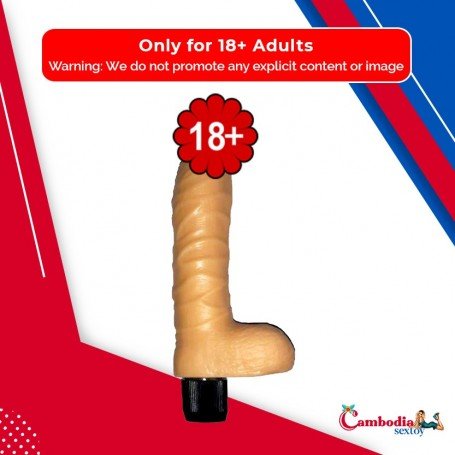 Realistic Penis with Vibrations And Real Feel Balls RSV-074