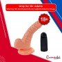 Whoppers Curved Vibrating Suction Cup Realistic Vibrator RSV-078