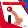 Whoppers Curved Vibrating Suction Cup Realistic Vibrator RSV-078