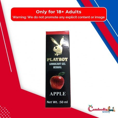 Playboy Lubricant Water Based Gel - Apple Flavoured CGS-032